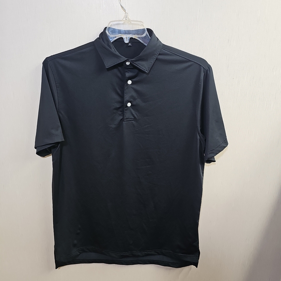 Lululemon Other - Lululemon Southern Seam Men’s Performance Golf Polo Black Stretch Size Medium